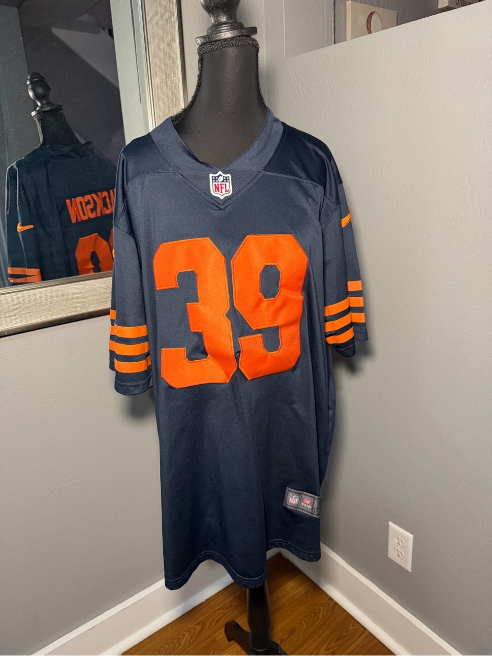 Nike on Field NFL Chicago Bears jersey #39 Eddie Jackson Size Large
